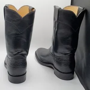 Justin 3187 roper boot with bullhide foot and a roper toe toe size 8.5 D Justin 3187 Men main image 3